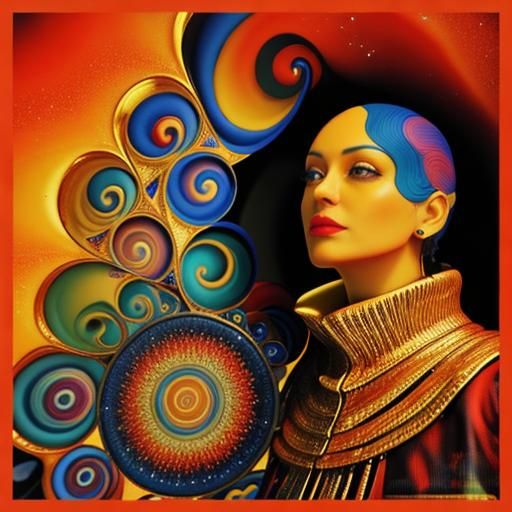 Tribonacci-Lucas, Spiral galaxies, Shards of broken mirrors, 3D, Photorealistic, Murano glass, Fiery explosions, Cubist, Dada, Surrealist,...