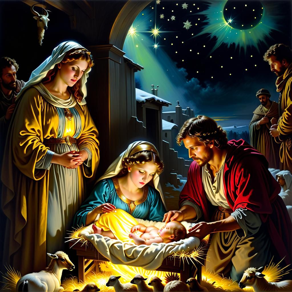 Nativity scene   by @Blairo08