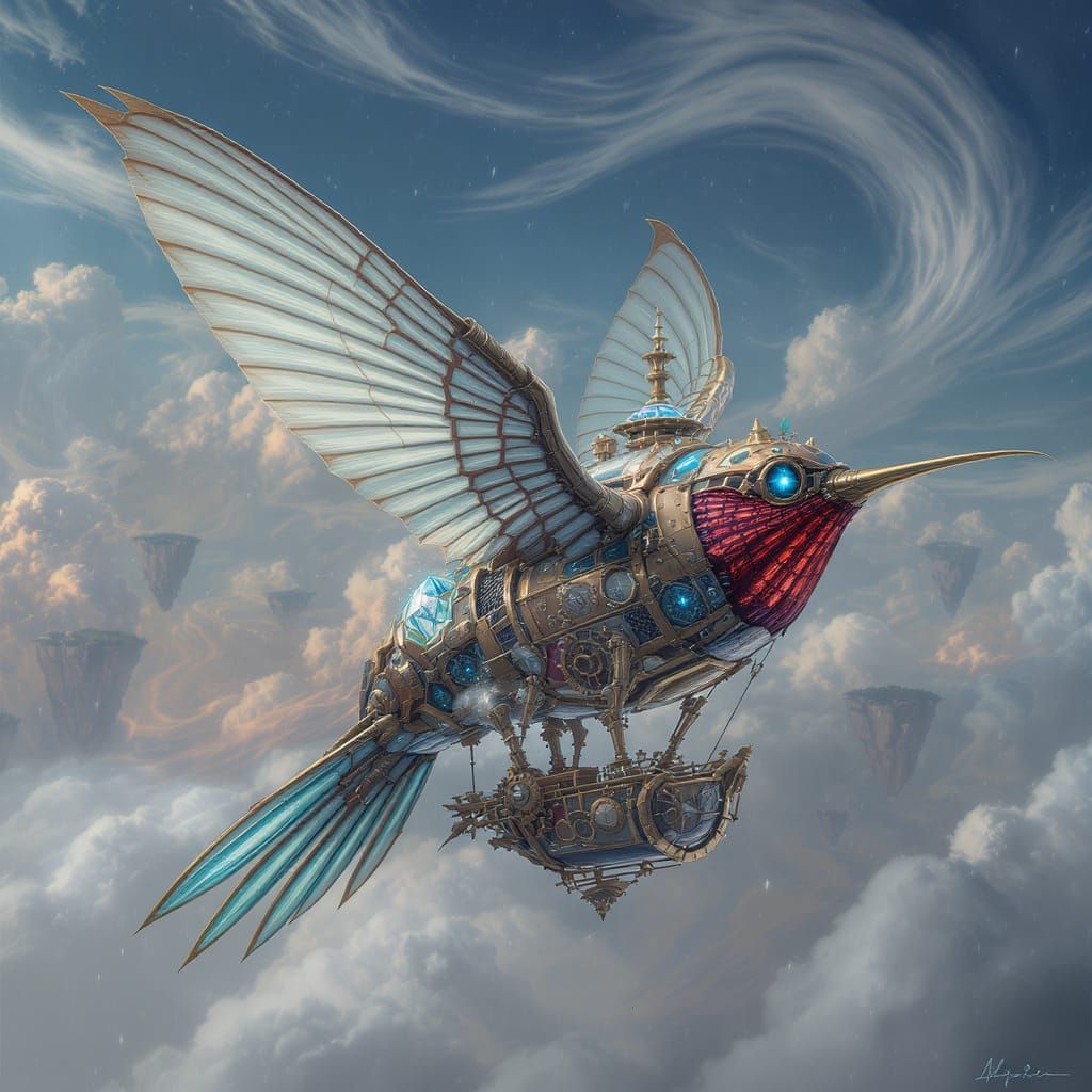 It hums because the clockwork ticks so quickly.  by @GrayMane