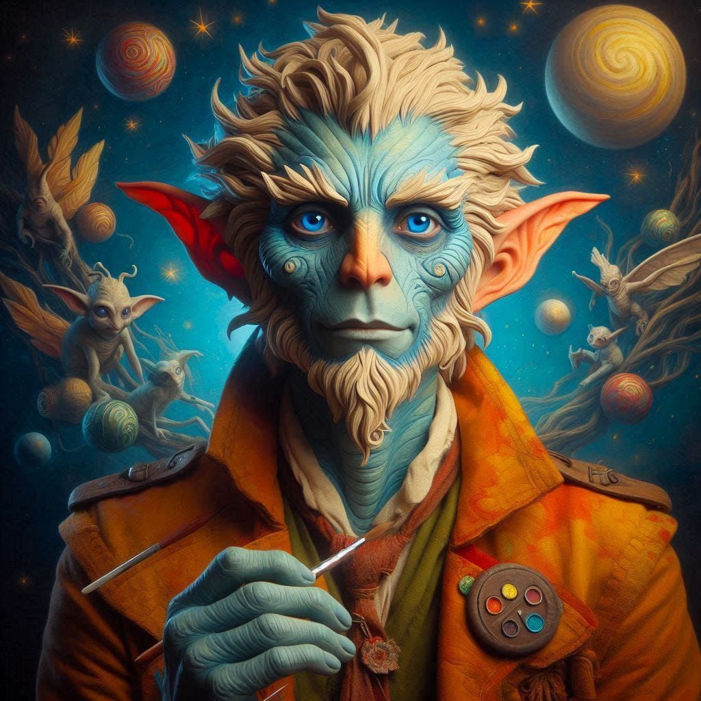 Half-Elf Self-Portrait