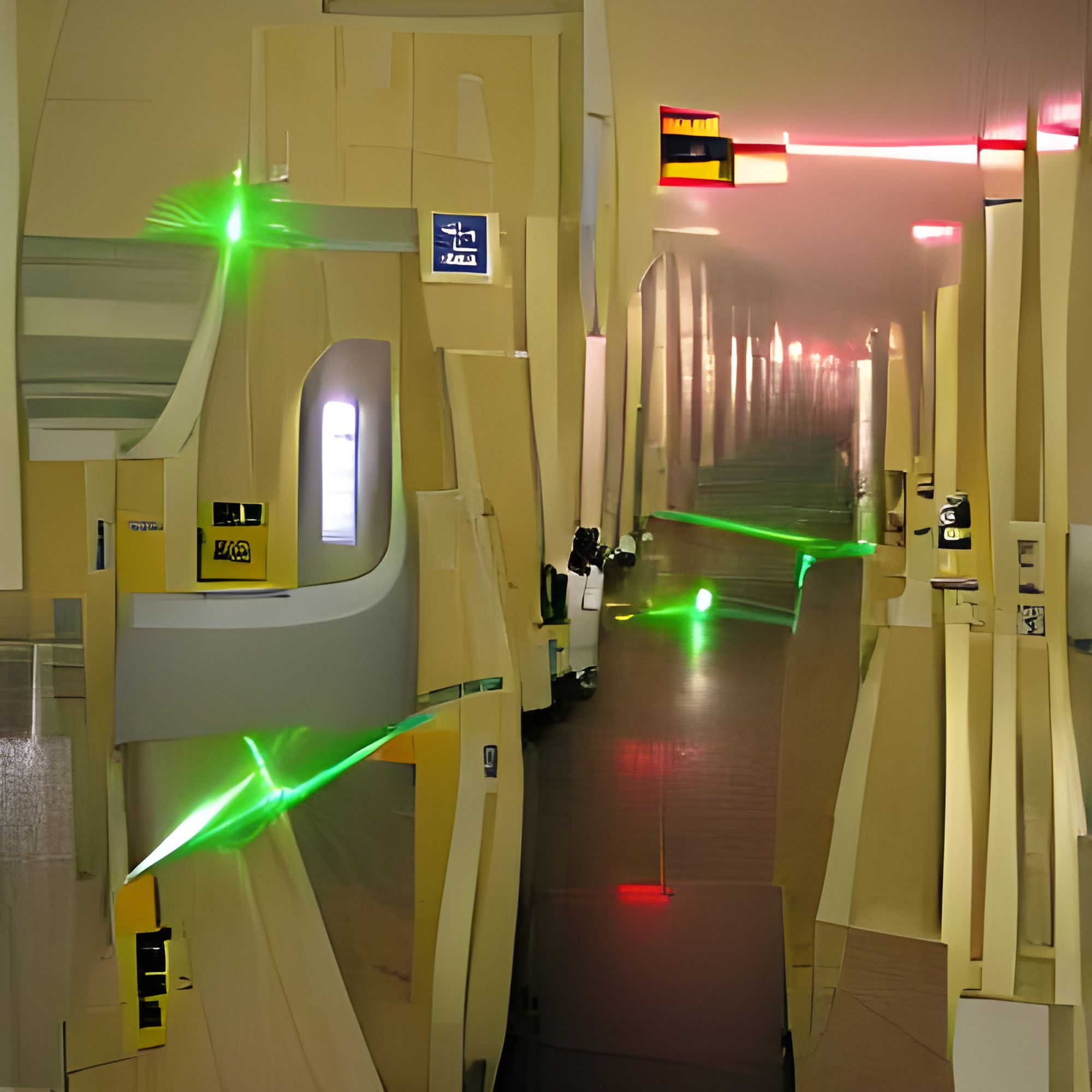 Laser Protected Corridor : R/nightcafe