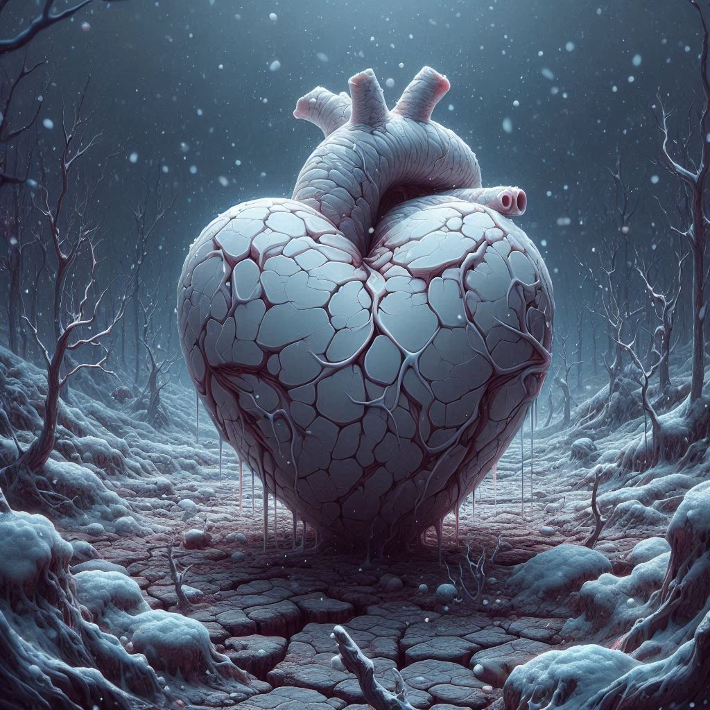spooky heart of winter's embrace