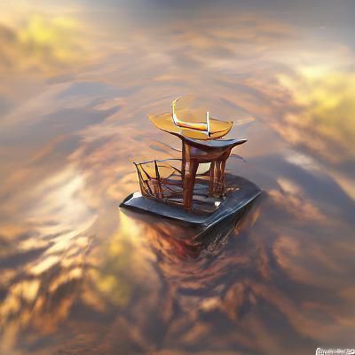 Table boat tower elk deviantart Sketchfab beautiful