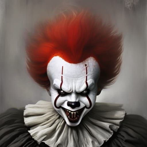 Pennywise #3 - AI Generated Artwork - NightCafe Creator