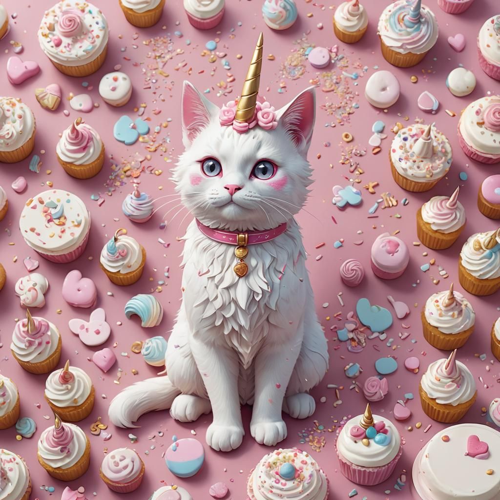 Vanilla sprinkle kitten