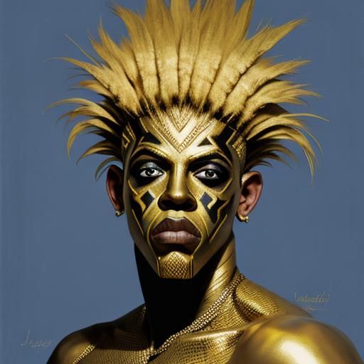 goldust by Jean-Michel Basquiat