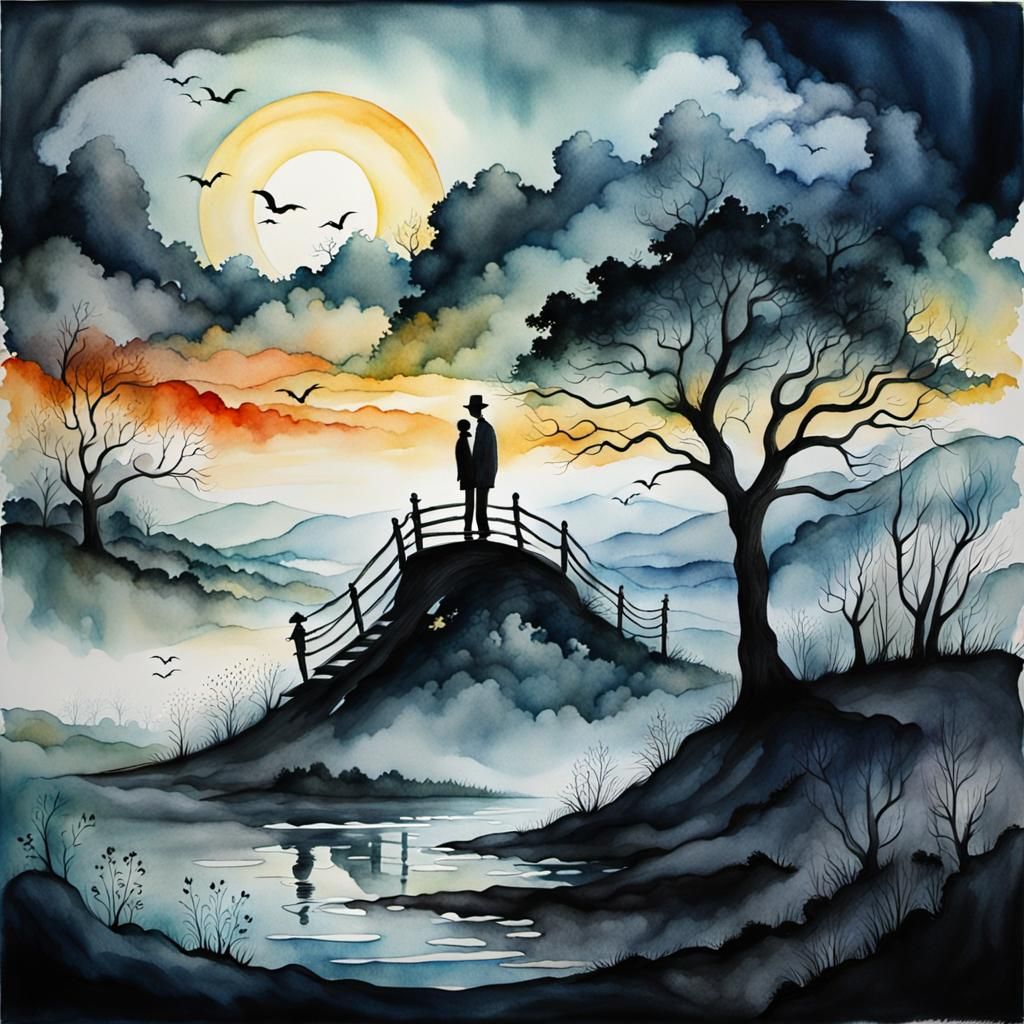 Facing Myself  by @JokeStirrer