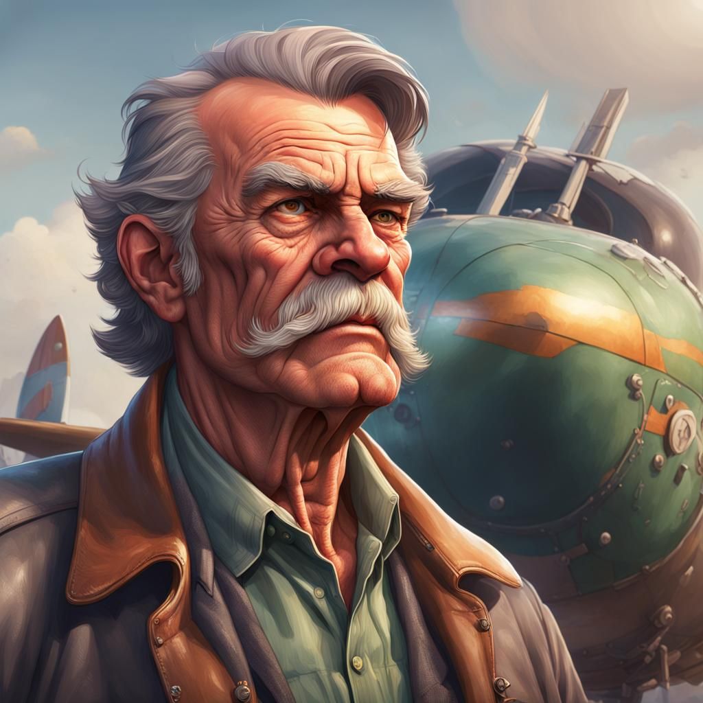 Grumpy pilot (2)