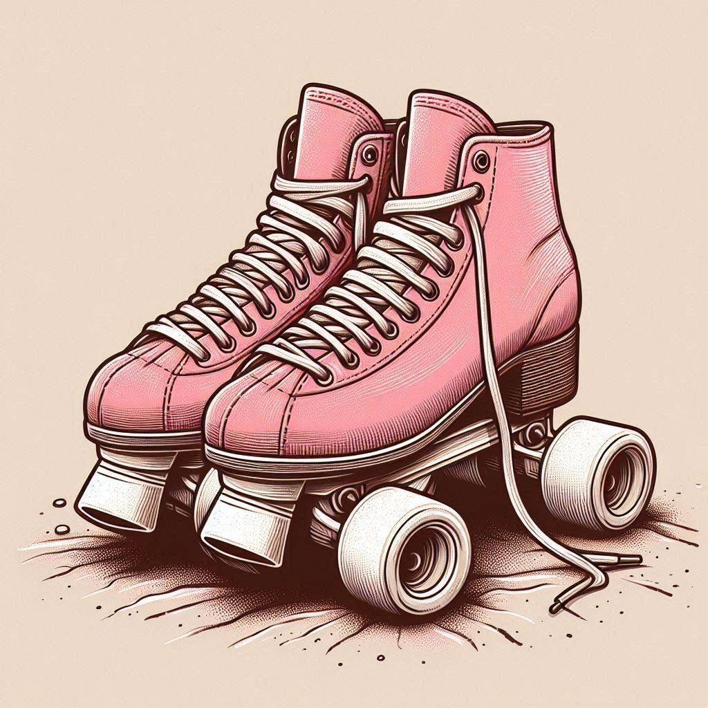 Tala's roller skates #knowtheirnames (DALL-E 3)