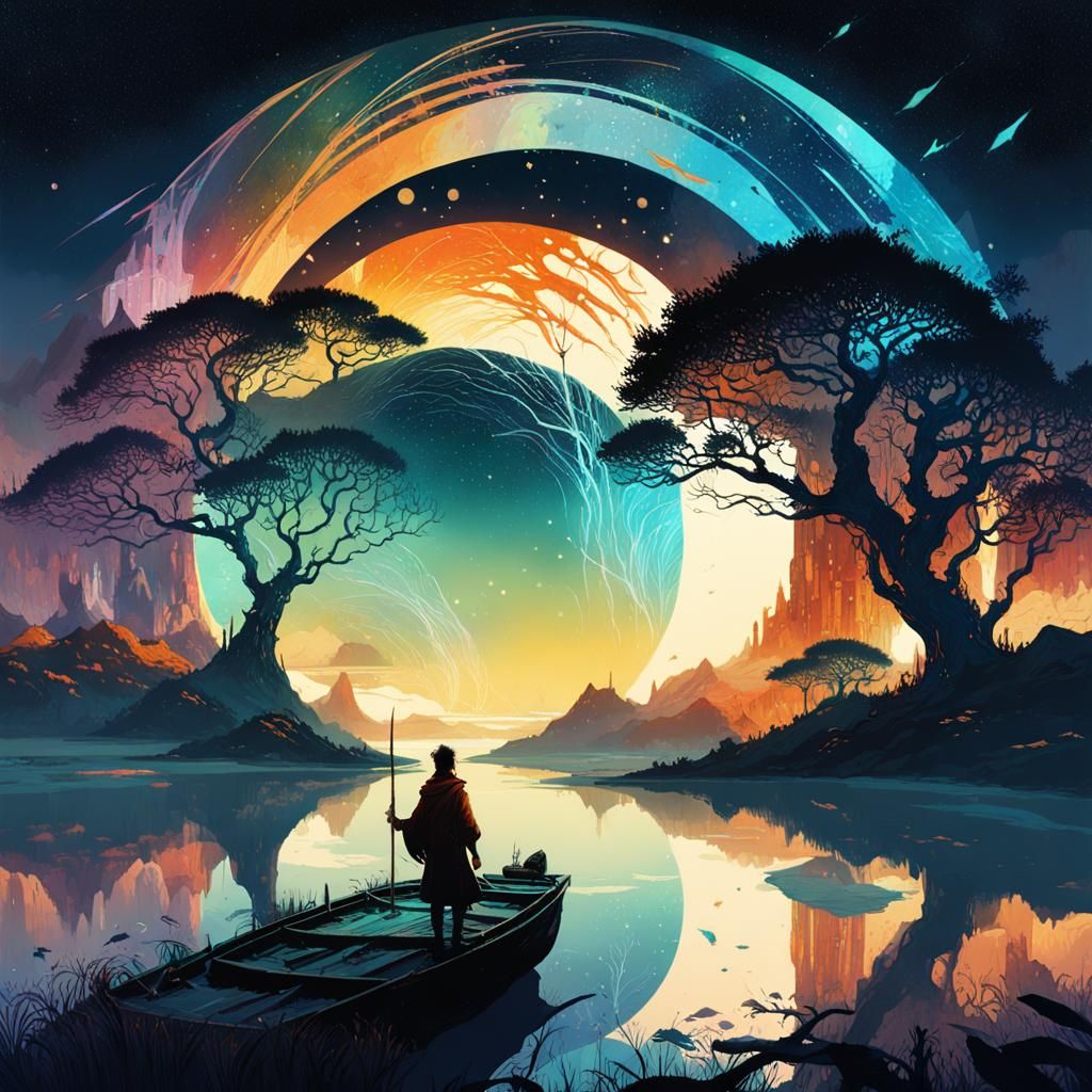 Voyage through dreams  by @Farity