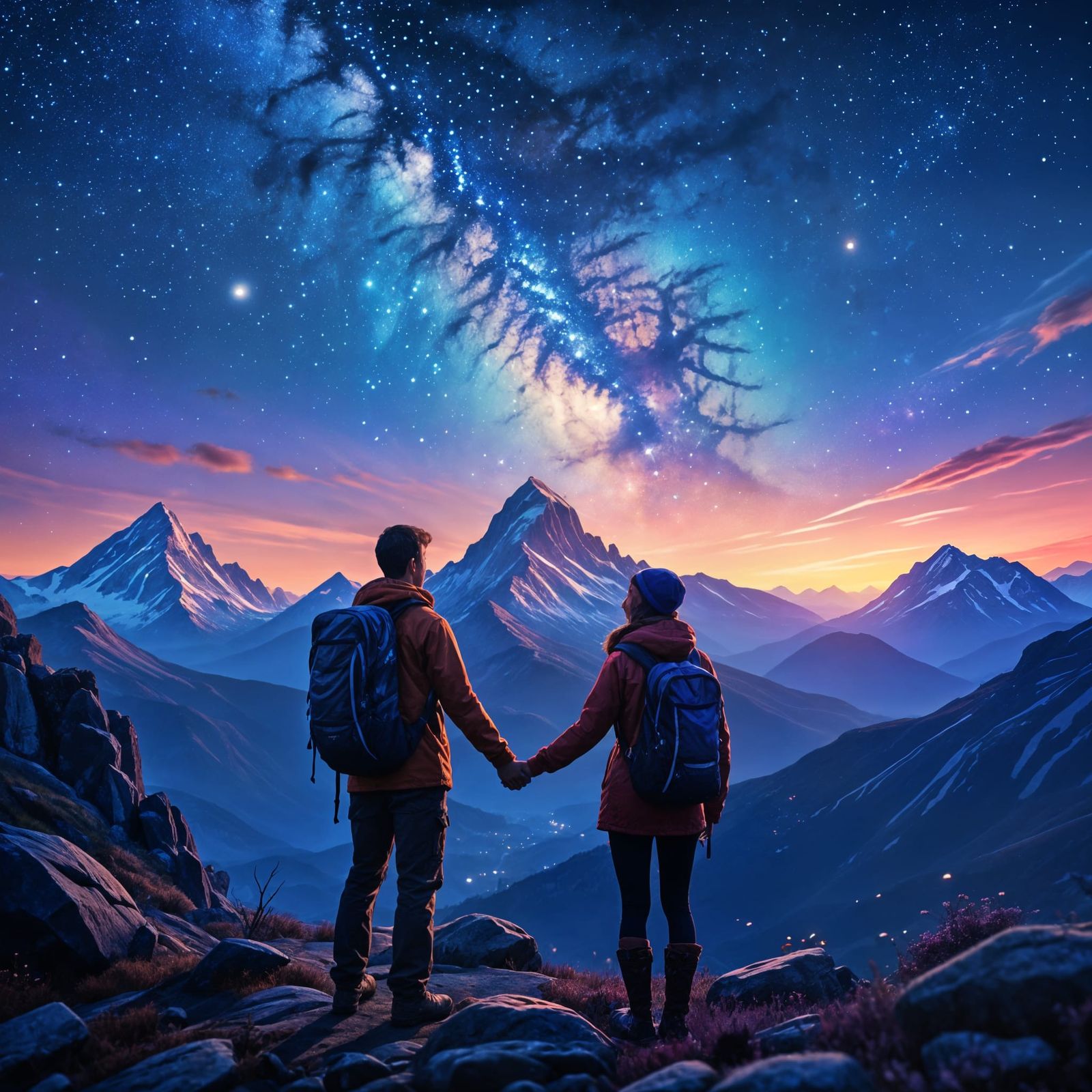 Mountain stars   by @Mike Ritchie