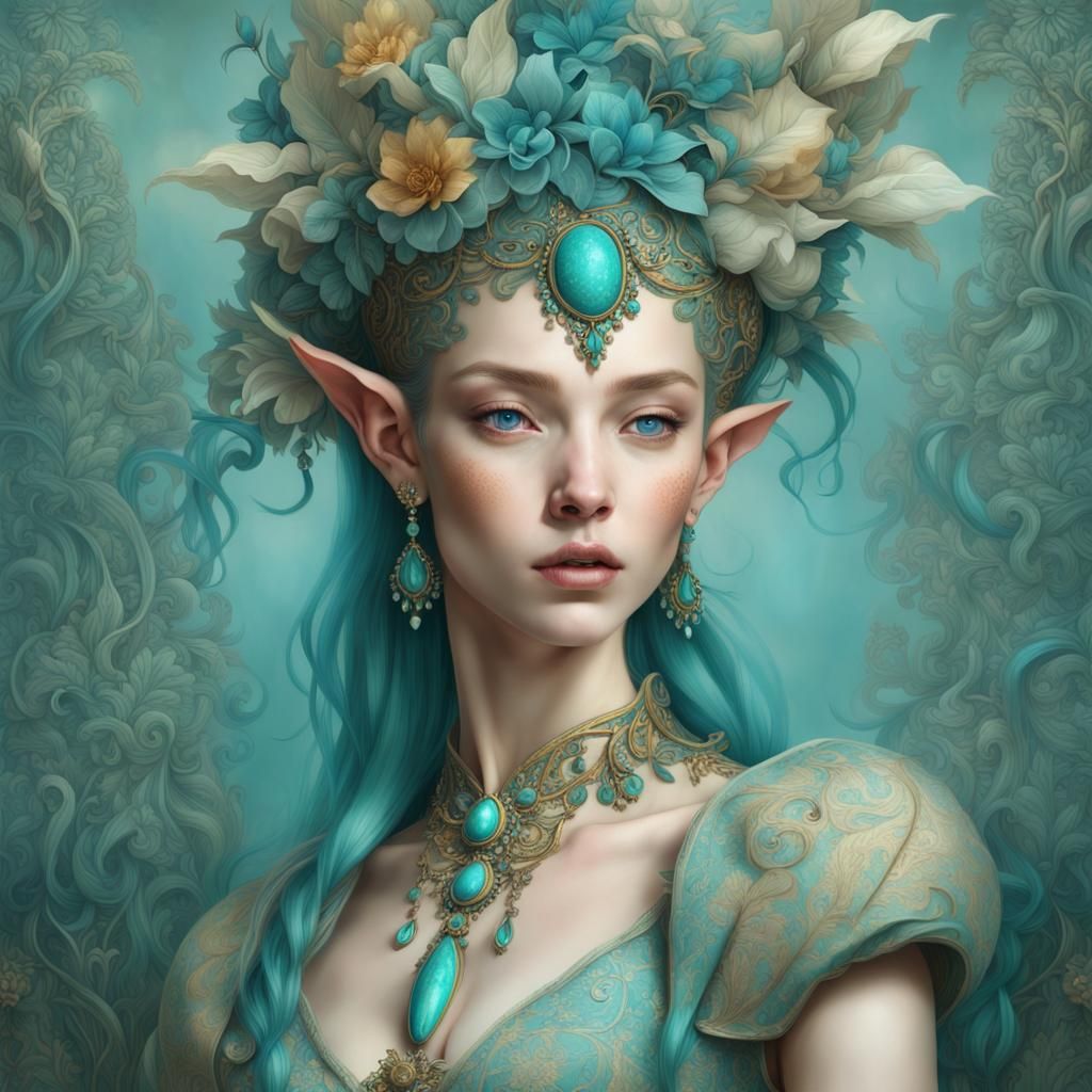 High Elf Debutante - AI Generated Artwork - NightCafe Creator