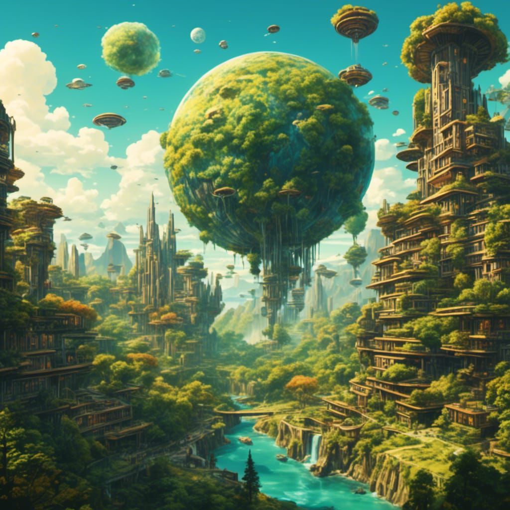  <lora:Vividtoons:1.0>alien planet with unusual species flying through the foliage 