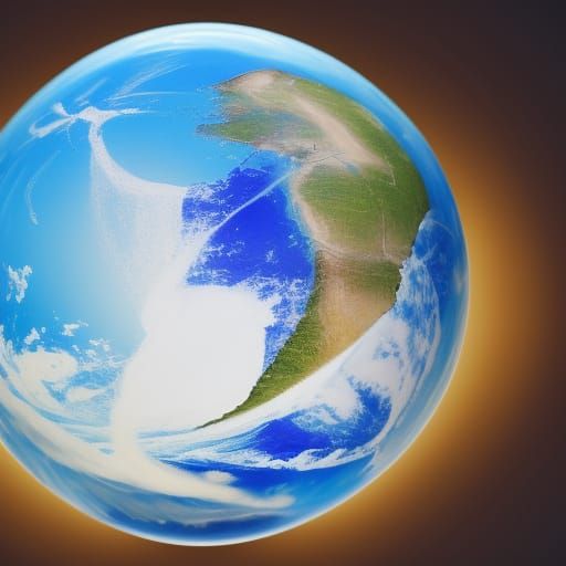 Glowing Earth