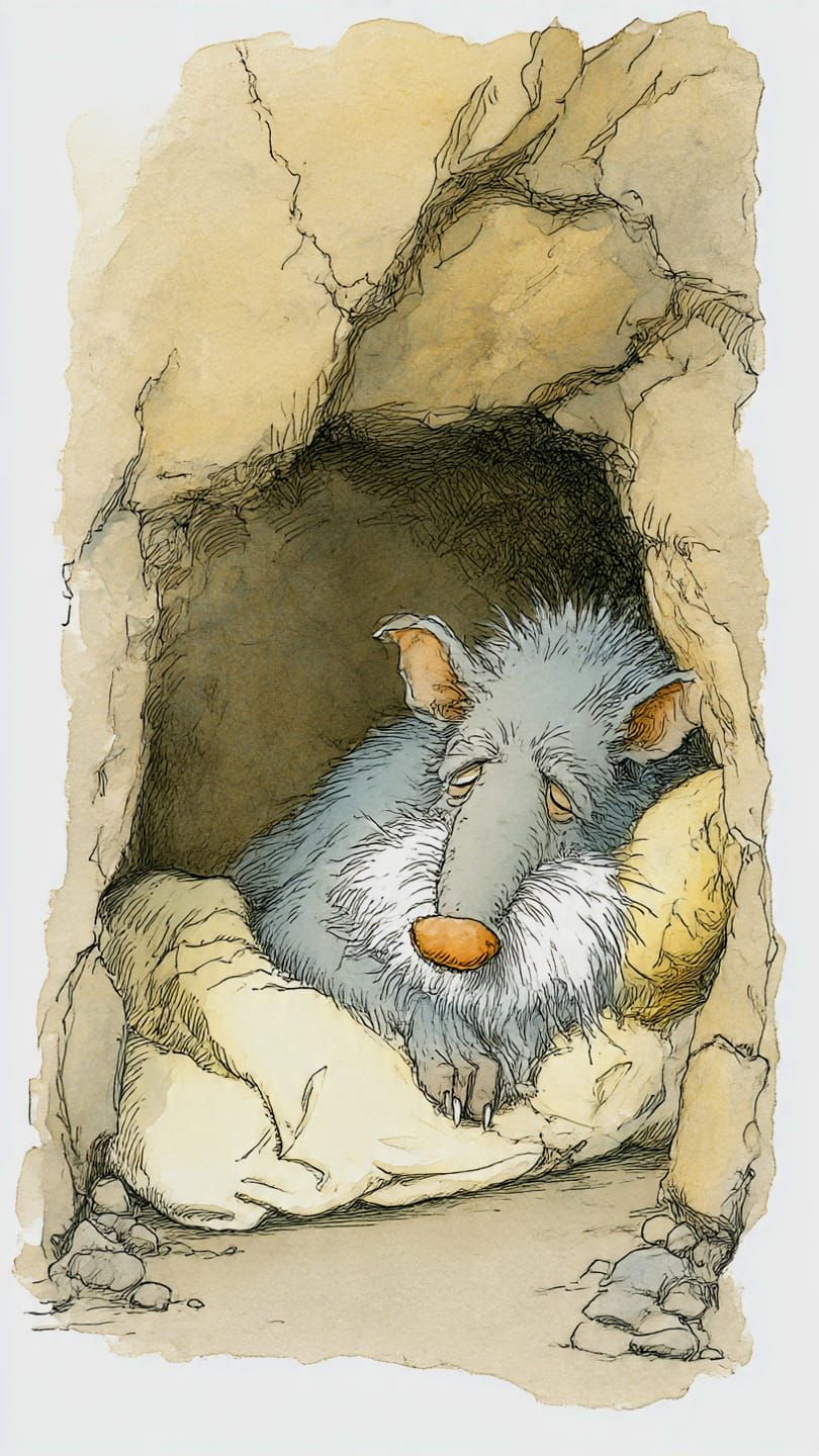 Aardvark sleeping ☁️ 05