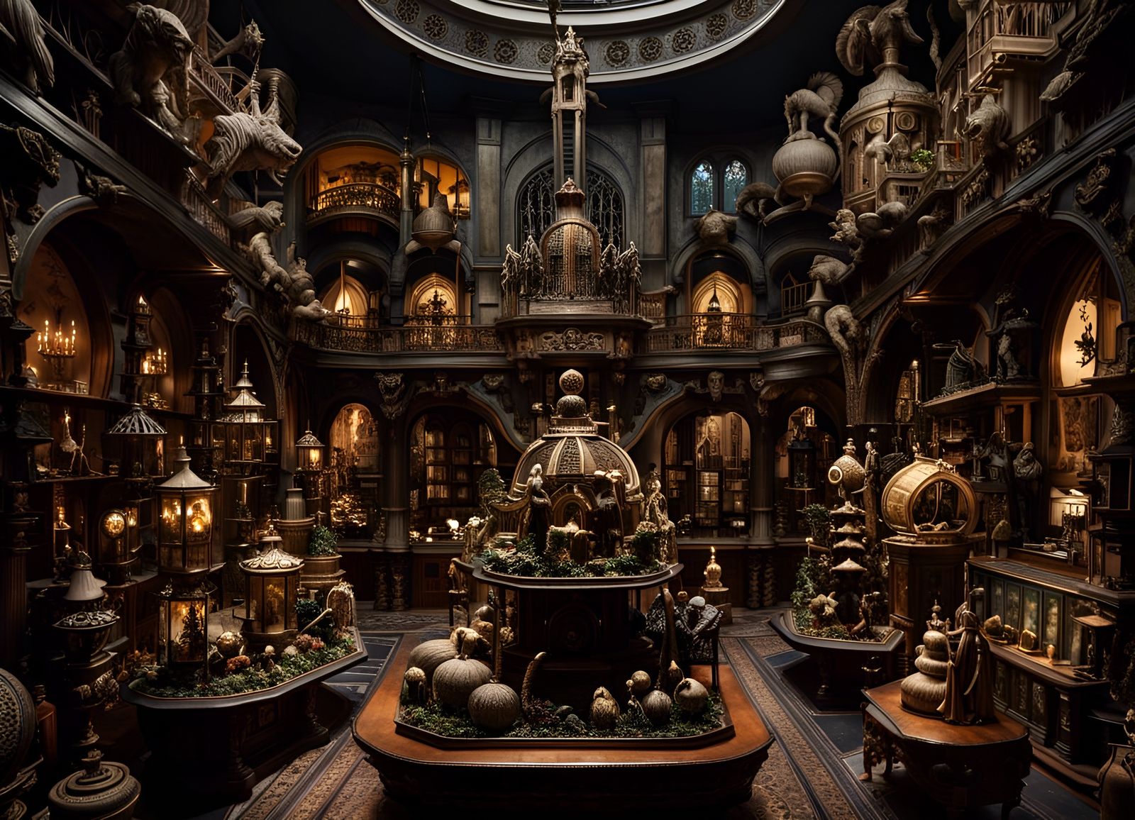 Gothic Museum of Demonic Artifacts  by @Matt