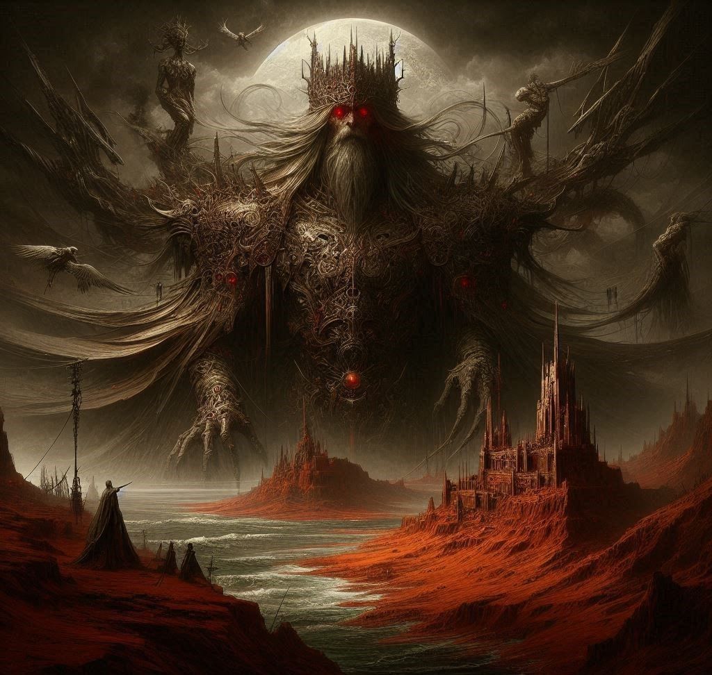 On the western shores, where the red earth weeps, Lies a kin...