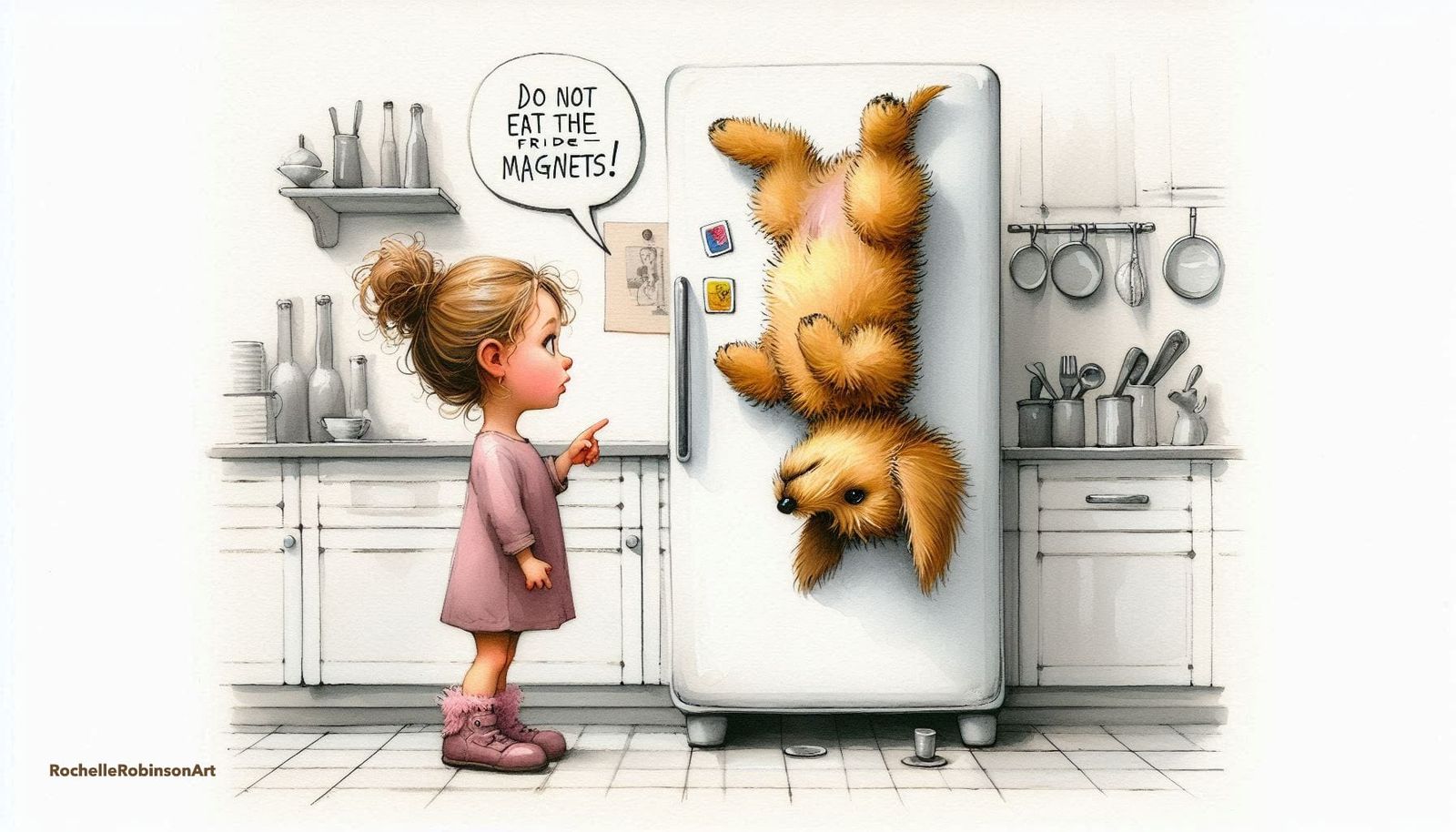 Refrigerator Art - 🙃🤭