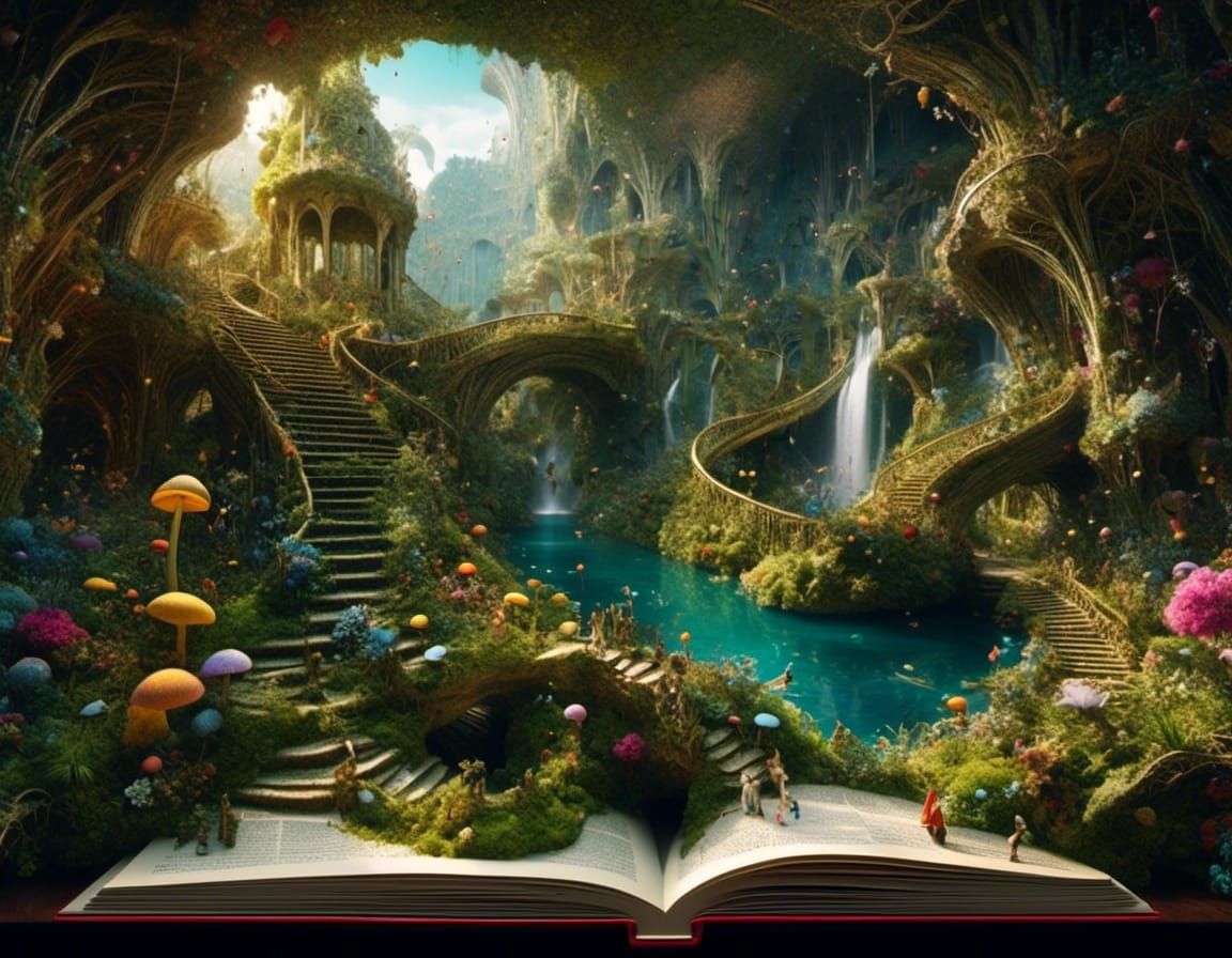 When you read a new book, you discover a new world! - AI Generated ...