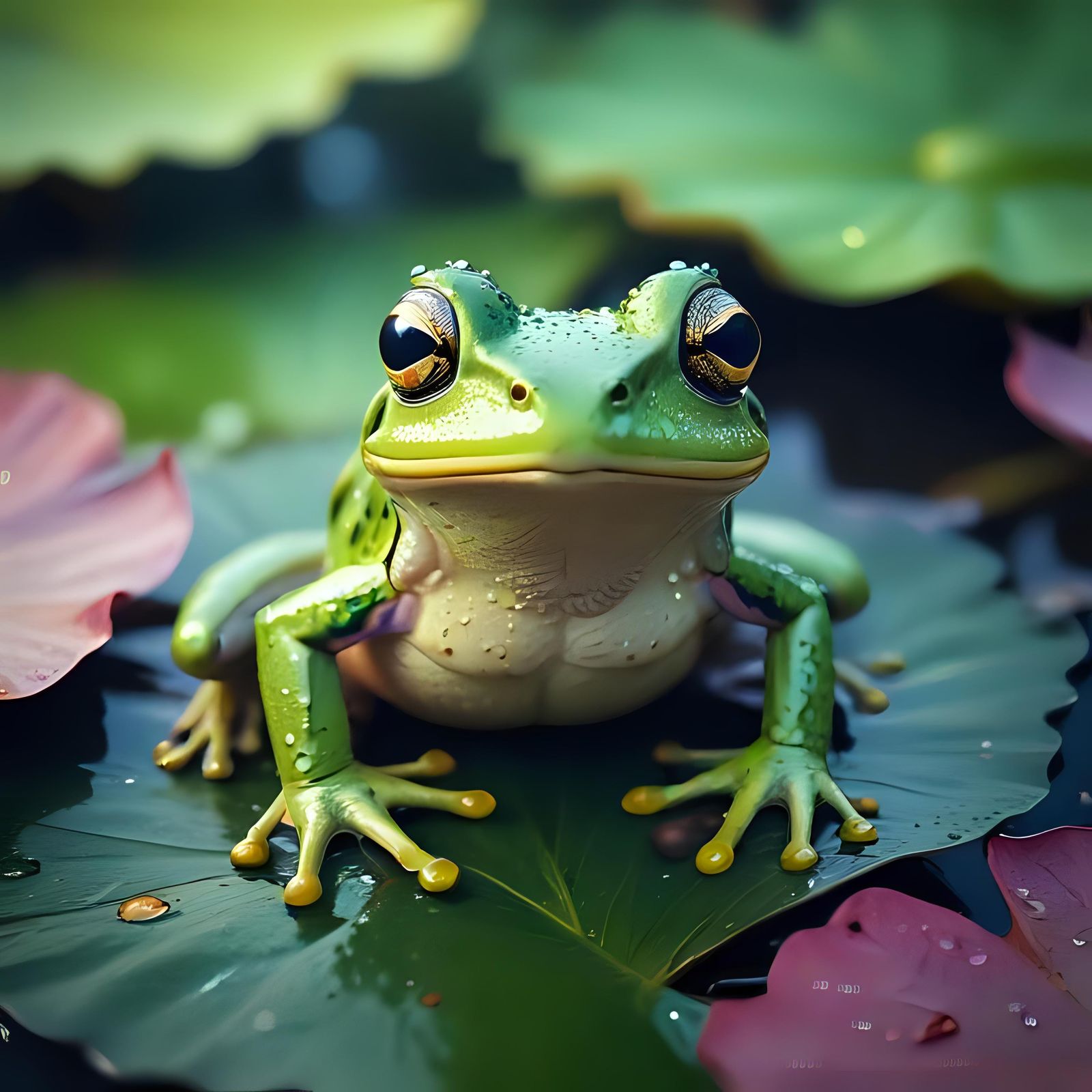 Macro series #11- Frogs (set of 4)