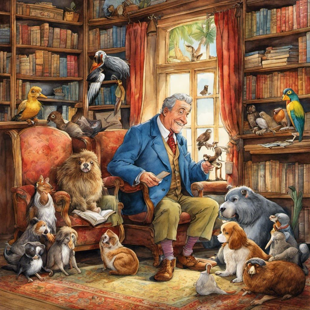 Dr. Dolittle‘s superpower: talking to animals   by @Ursula