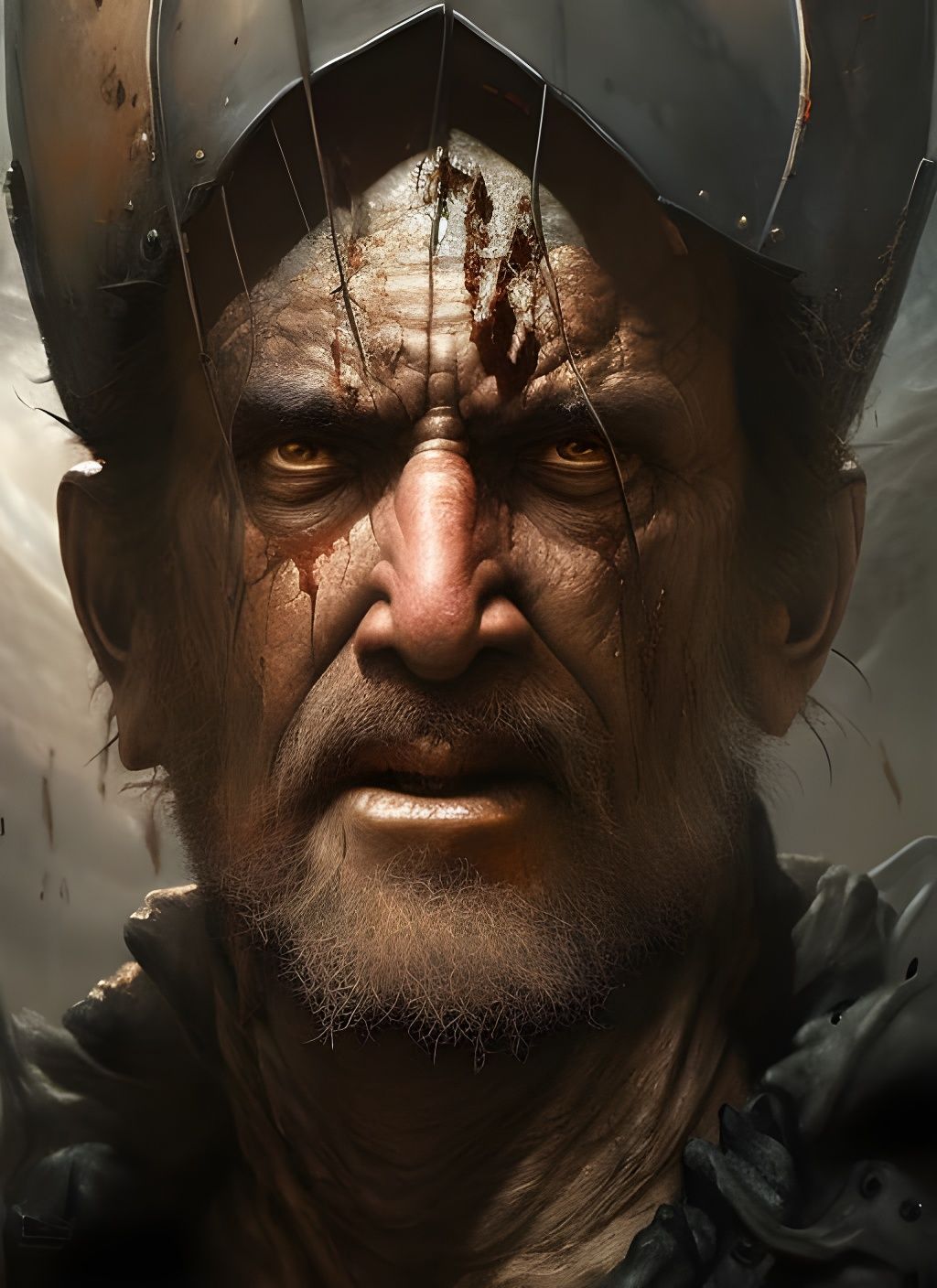"Portrait of The descent into insanity!!! the whispering mad...