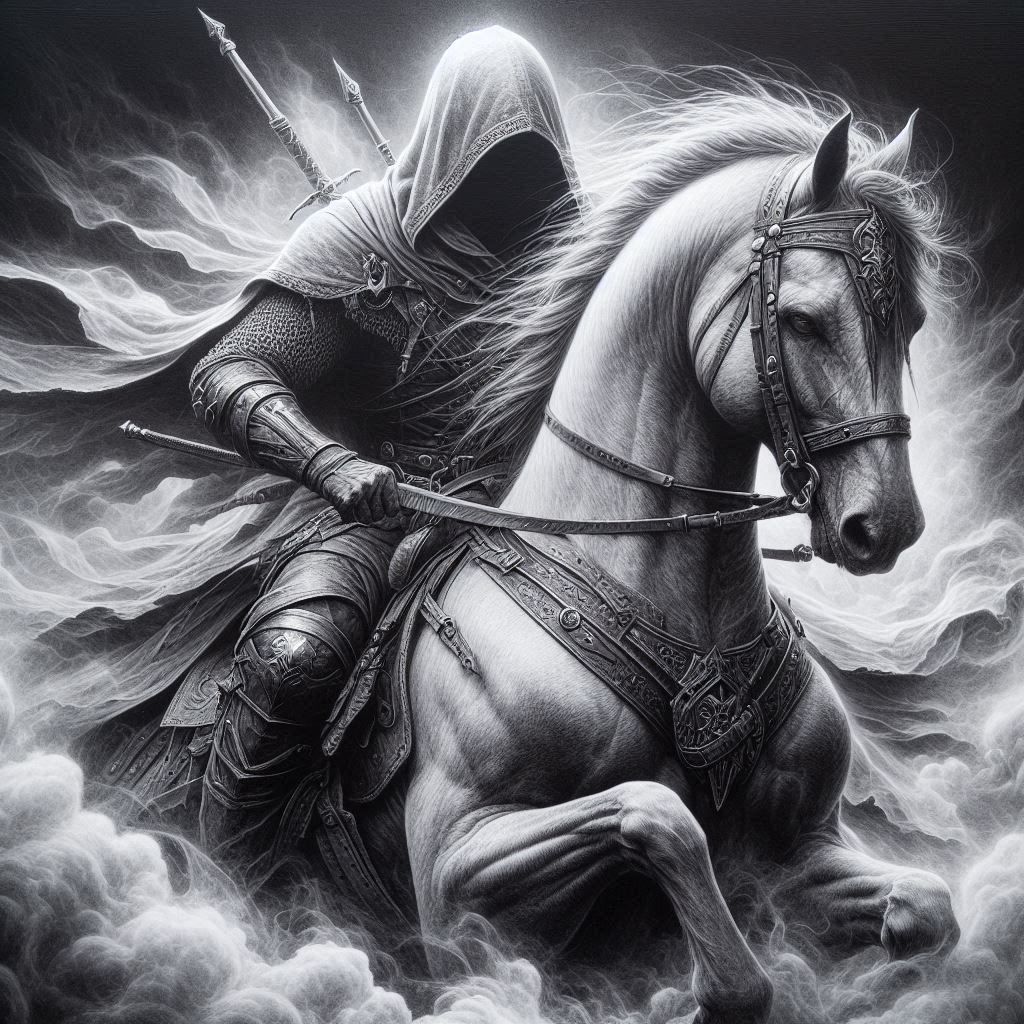 The hooded rider