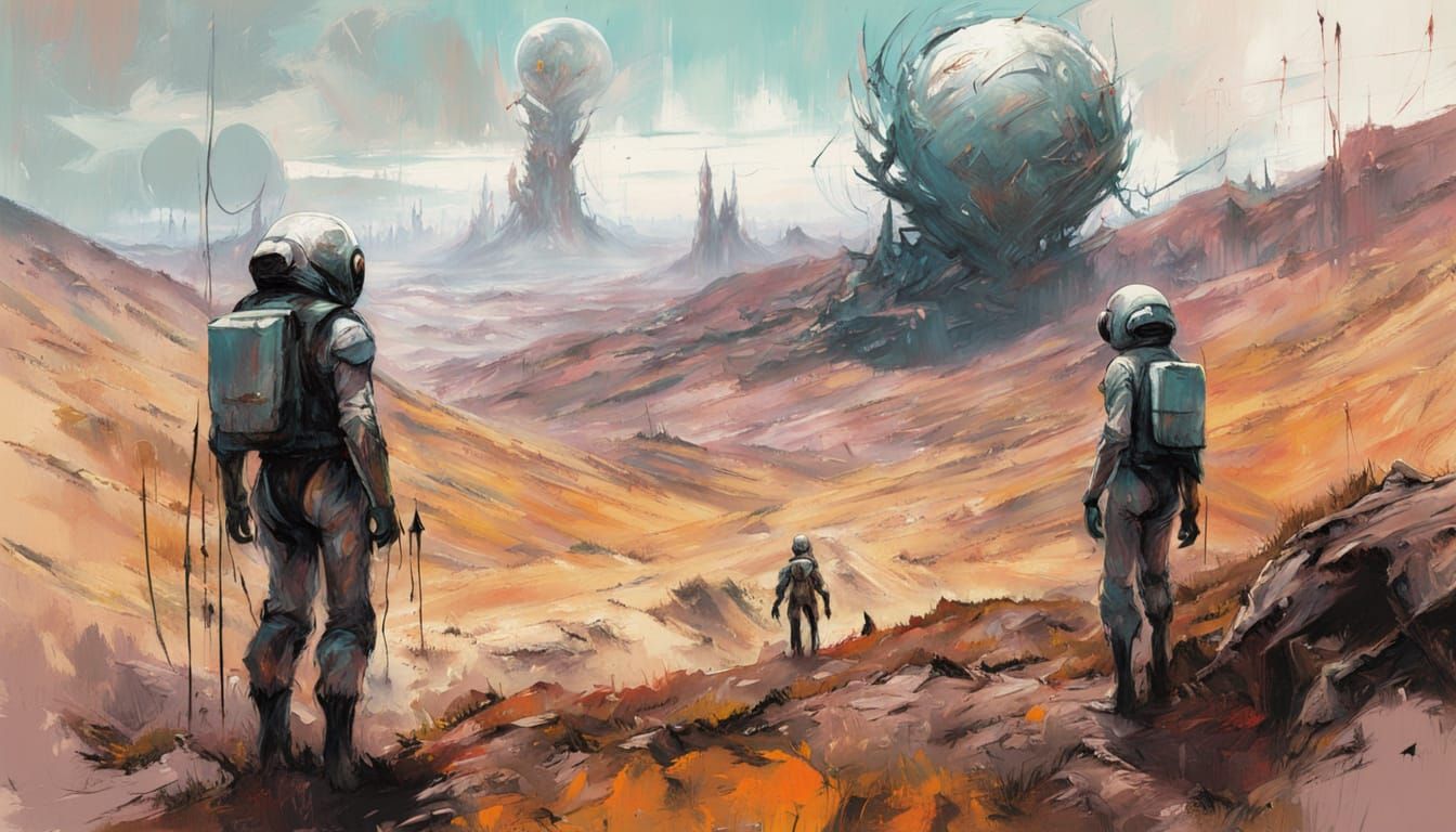 Alien enigma  by @ZwirHidden