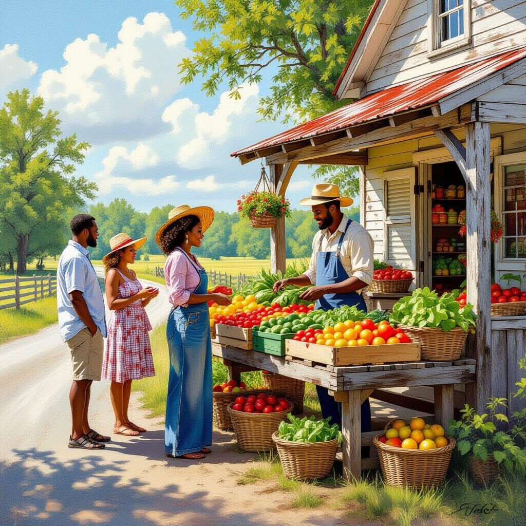 Best Produce in Town  by @FBDART