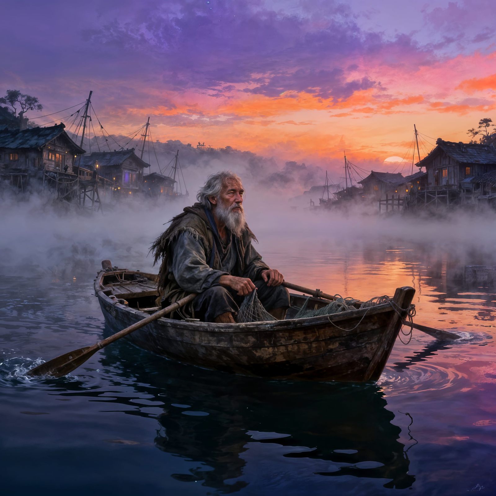 The early riser catches the worm to catch the fish...  by @Maxswell