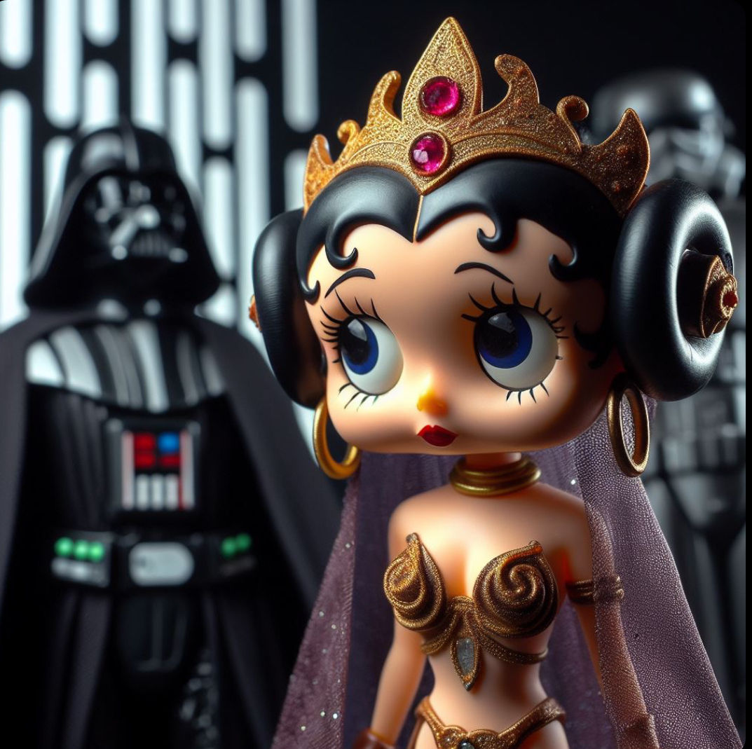 Betty Boop Leia (17th in Star Wars Fusion Challenge)