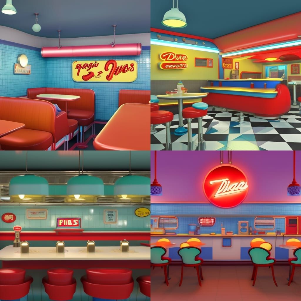 1950's turquoise kitchen displaying cabinets and countertops and old  fashioned flower painted plates with a row of retro appliances and an old  fashioned refrigerator - AI Generated Artwork - NightCafe Creator
