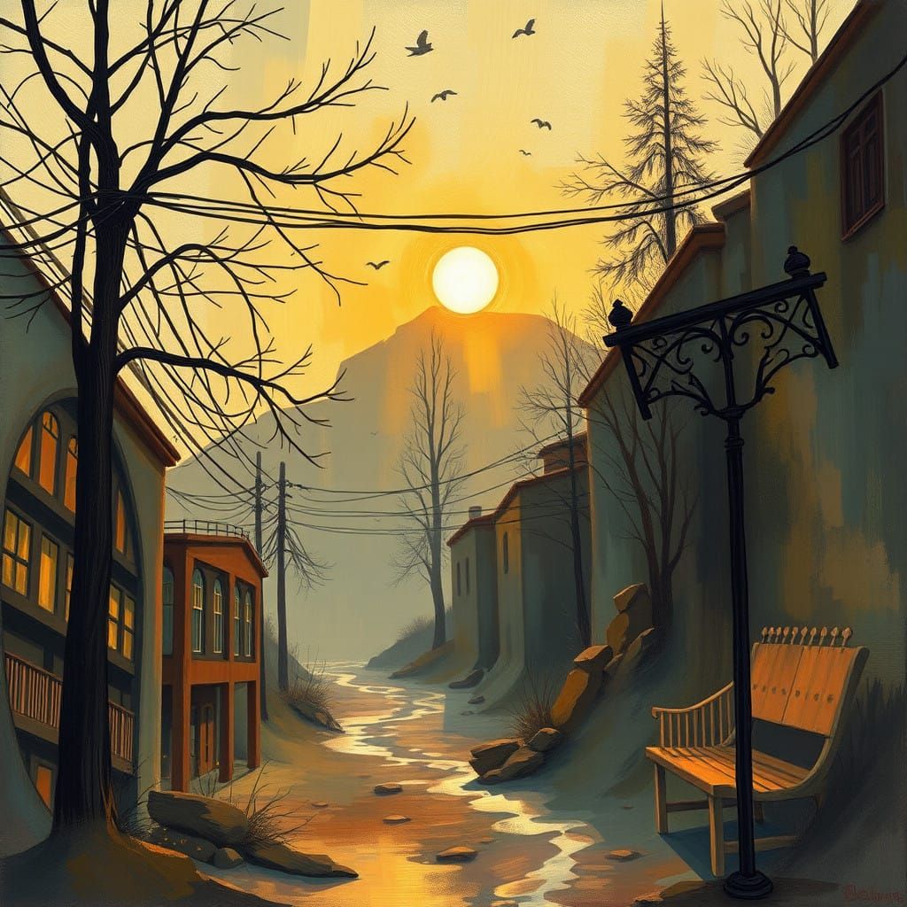 Fantastical Medieval City Teeming with Mice