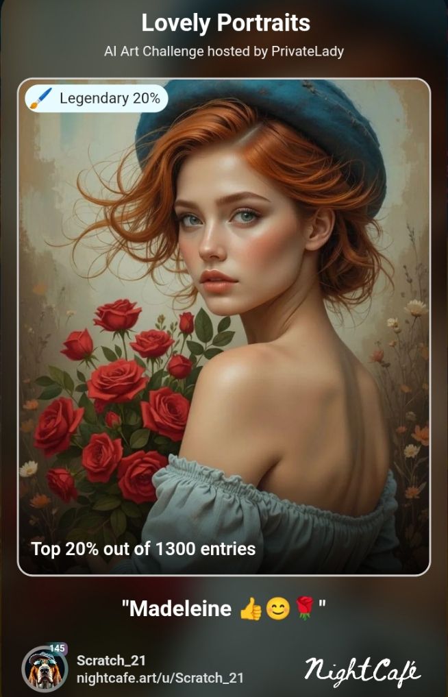 Madeleine 👍😊🌹