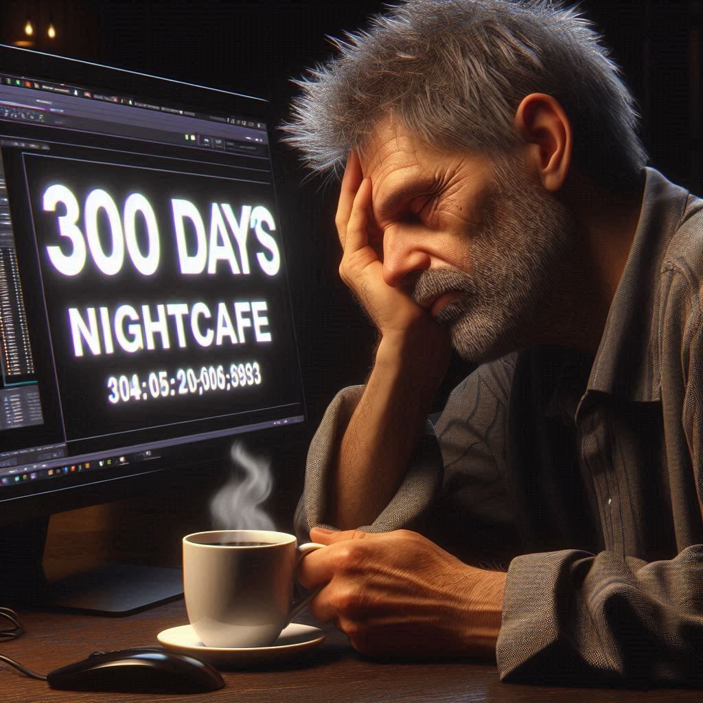 300 days NightCafé