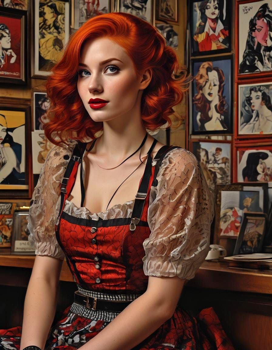 The saloon girls portrait collection (6) Scarlett