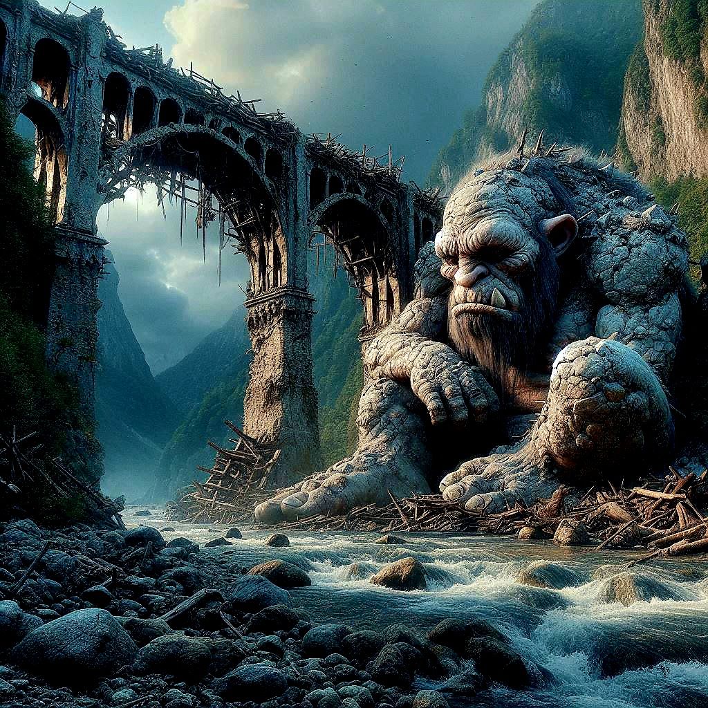 Depressed Bridge troll