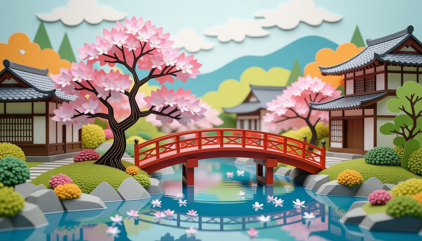 Whispers of Spring in the Paper Garden 