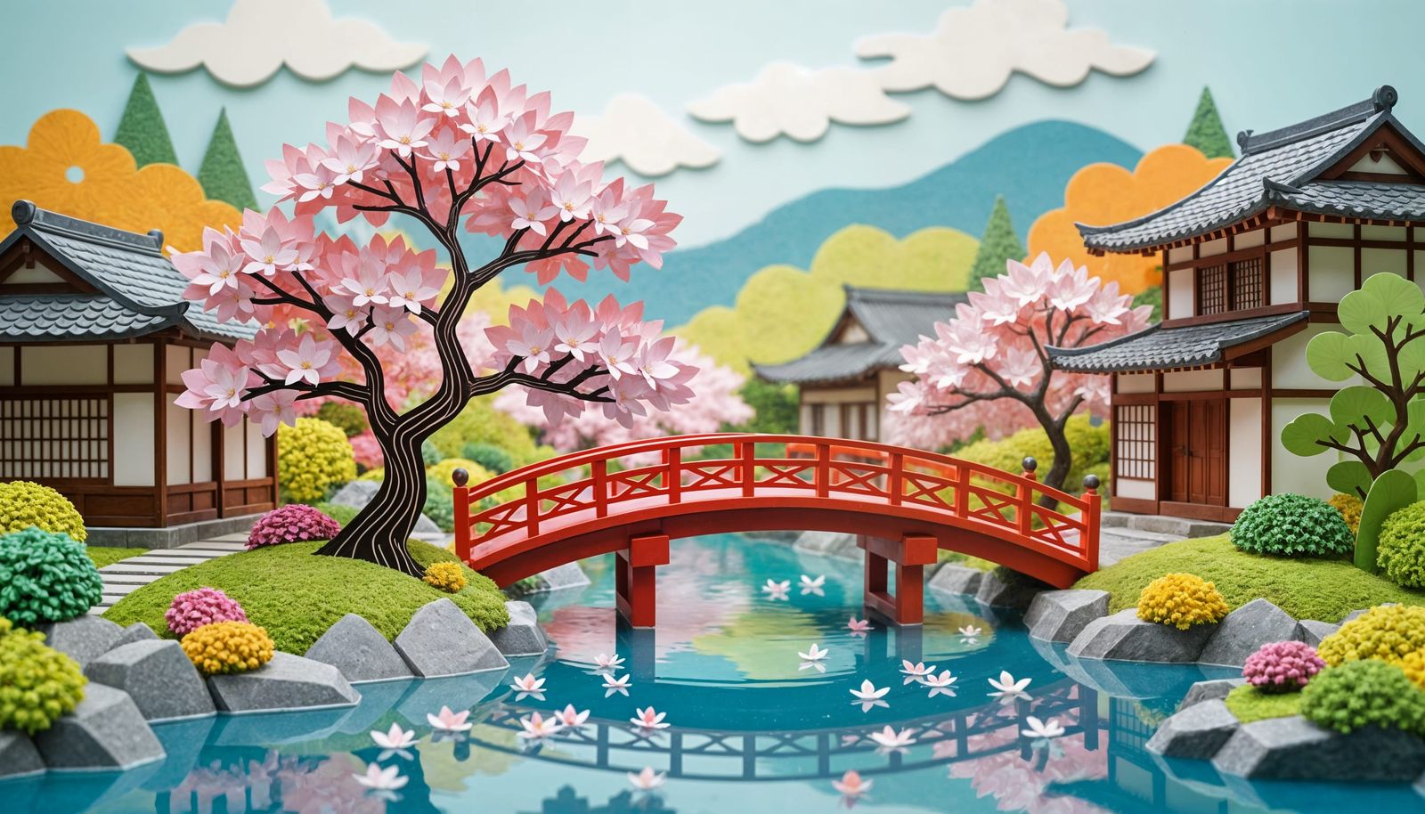 Whispers of Spring in the Paper Garden   by @Heralyn