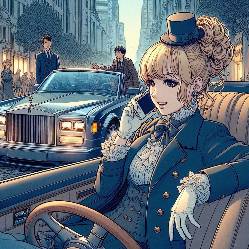 taking a phone call in rush hour