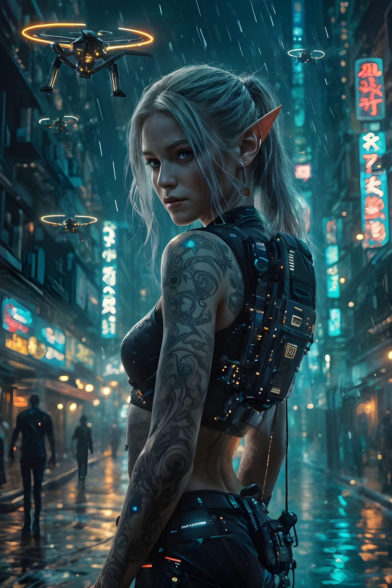 Signal Rain: Ghostwire  by @Wussel14 