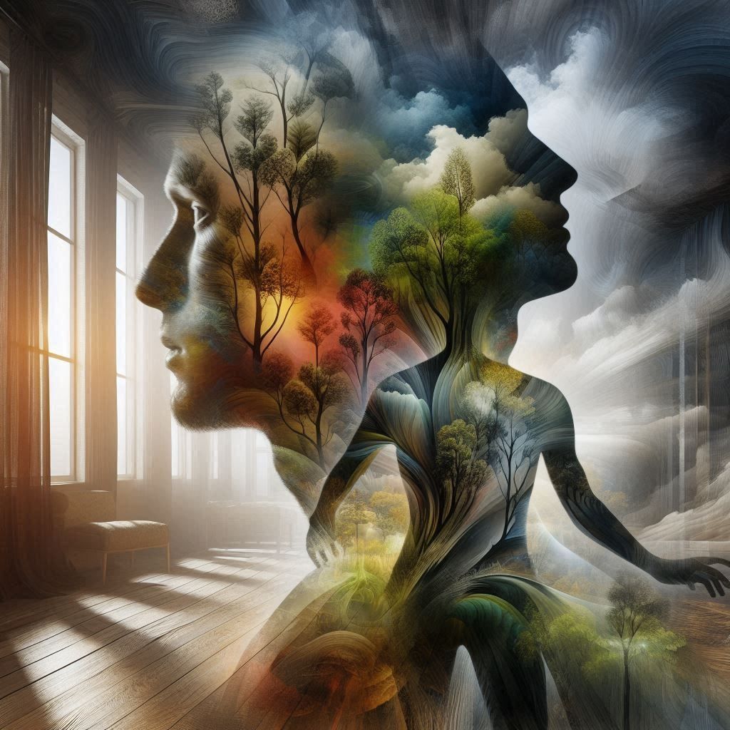 Unusual Double Exposure