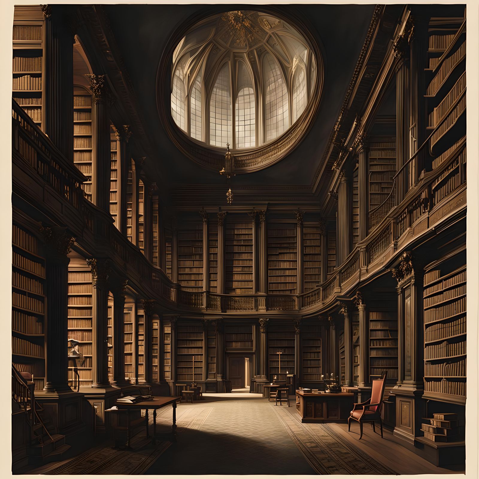 large lackadaisical languid library, Dark Academia, Annie Rose Laing ...