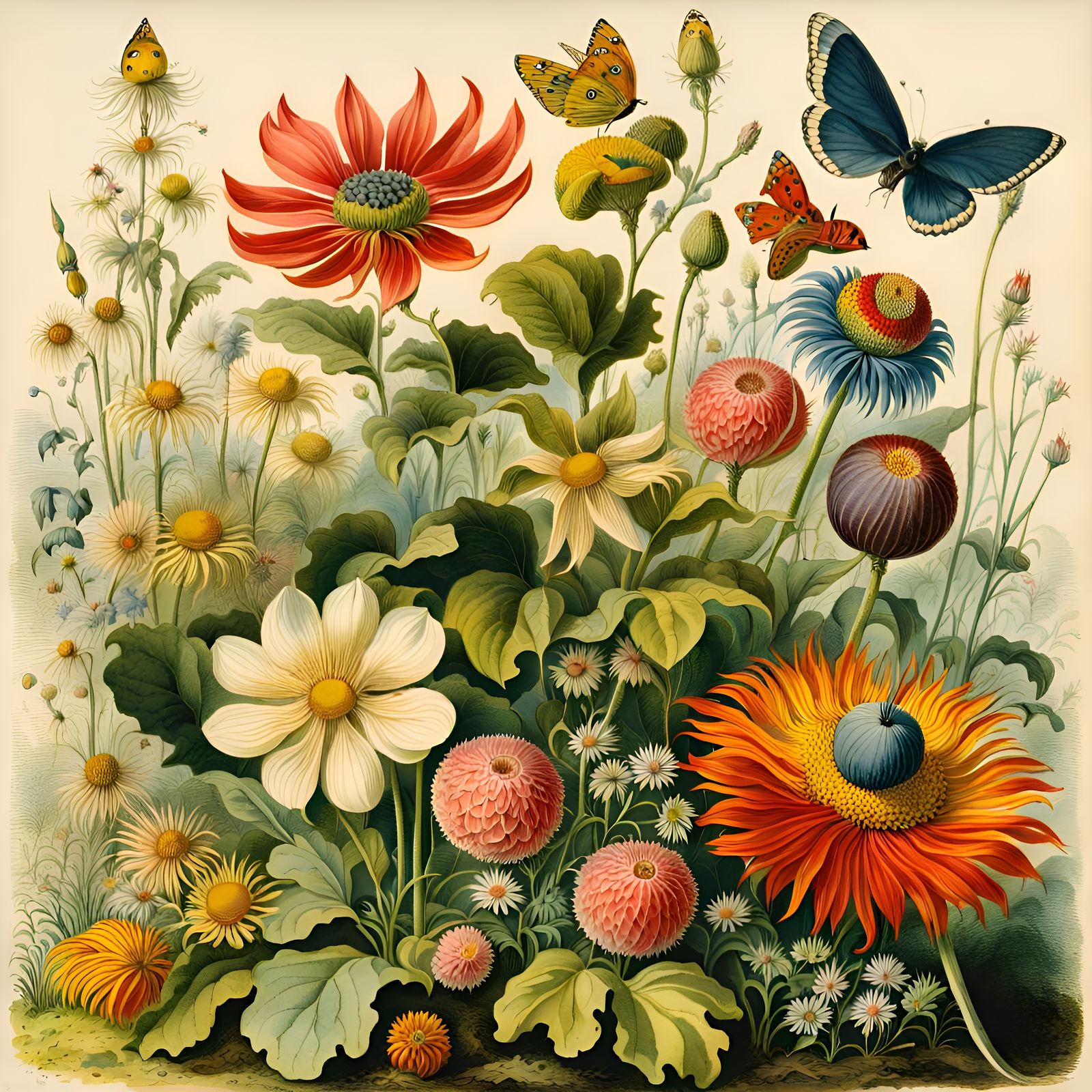 Fantasy Wildflowers   by @VampireLibrarian