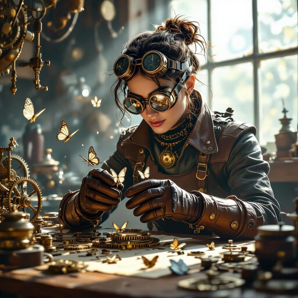 Steampunk workshop  by @Medi