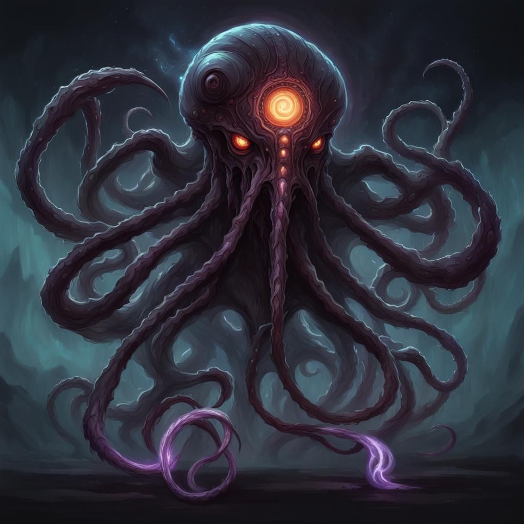 Singularity Of The Mind Flayer - Ai Generated Artwork - Nightcafe Creator