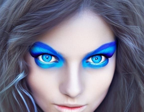 blue eyes - AI Generated Artwork - NightCafe Creator