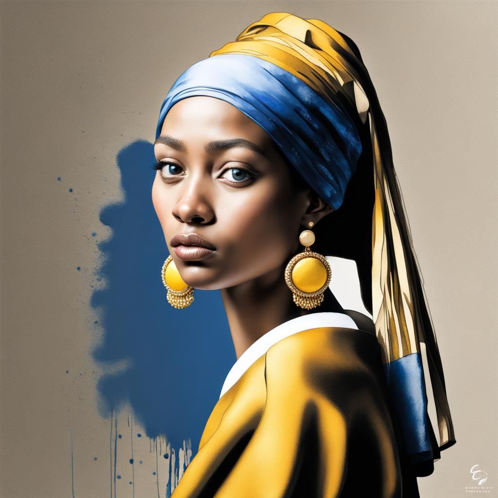 reinterpretation of Vermeer’s famous painting