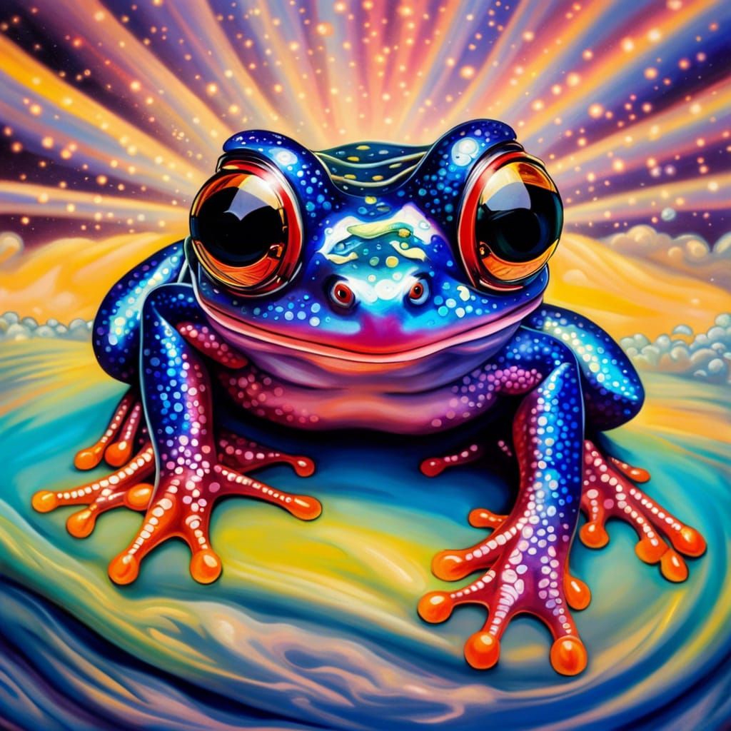 Realistic frog - AI Generated Artwork - NightCafe Creator