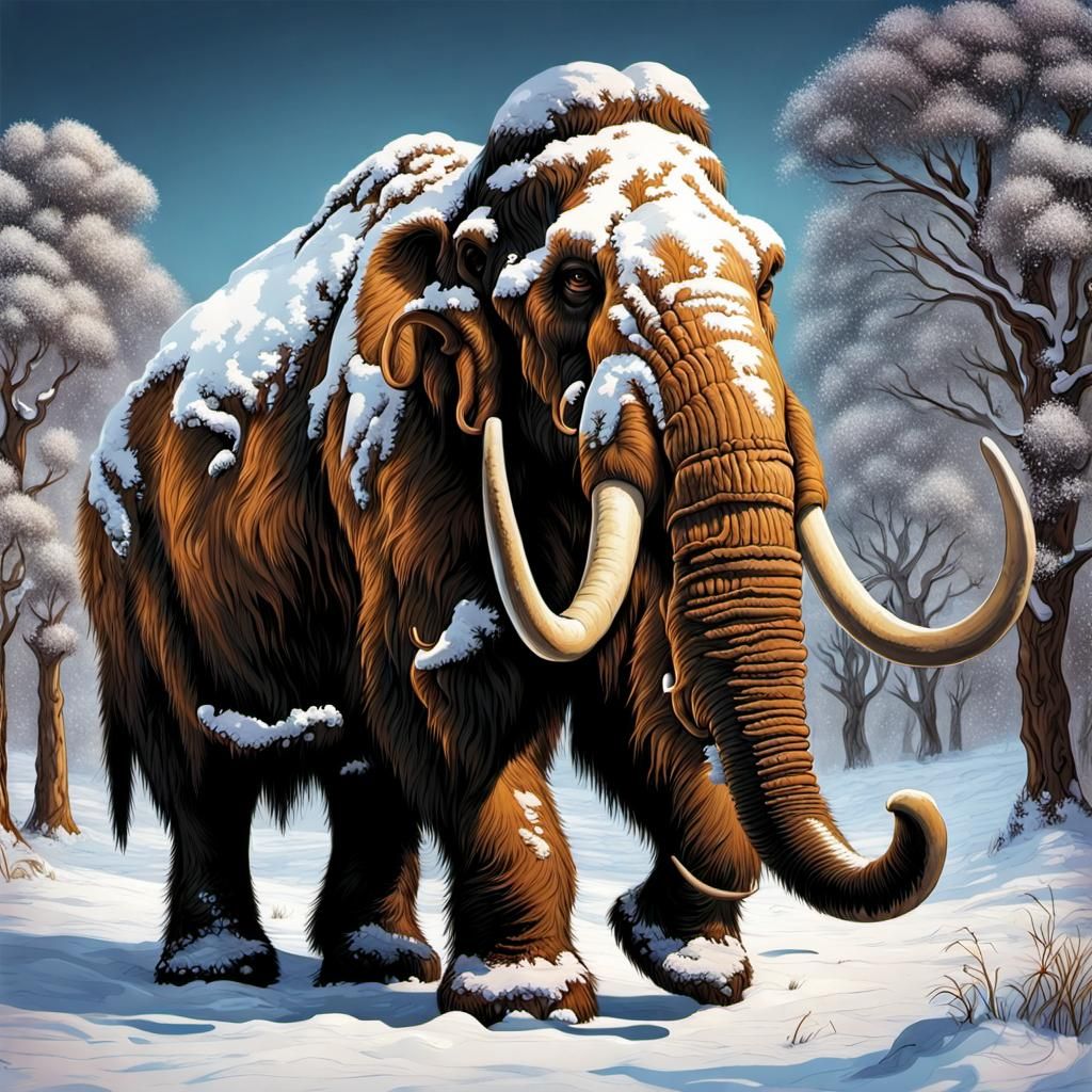 mammoth  by @FleurTerreur